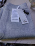 恒源祥抗寒100%羊毛裤加厚打底羊毛绒裤女士内穿冬季高腰男士保暖裤 1658加厚男裤/浅灰 2XL 180码 实拍图