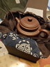 京东京造 宜兴紫砂壶 手工茶壶【原矿底槽清】泡茶具大亨德钟200ml礼盒装 实拍图