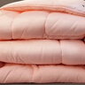富安娜 舒暖七孔抗菌纤维被芯 双人四季被 春秋被子4.7斤 203*229cm 粉 实拍图