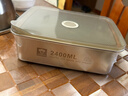 康巴赫·食品级304不锈钢保鲜盒2400ml真空保鲜饭盒多用途收纳盒 实拍图