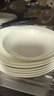 斯凯绨（Sky Top）骨碟陶瓷深盘子酱菜碟纯白家用骨瓷餐具套装6英寸饭盘4件 实拍图