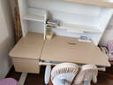 京东京造沐光桌100w护眼大路灯儿童学习桌书桌椅套装升降学生写字桌1.2m棕 实拍图