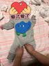 papa【糯米棉】爬爬婴儿连体衣春款造型婴童衣服宝宝爬服 灰色 73cm 实拍图