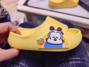 巴布豆儿童拖鞋男女童宝宝软底居家浴室夏季凉拖鞋 黄色 160码 实拍图