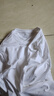 布先生明星同款长袖T恤男士小白T内搭 长袖标准T-圆领-白色 XL(180) 实拍图