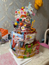 多美忆生日派对装饰场景布置男孩女孩生日装饰道具蛋糕模型10寸＋透明盒 实拍图