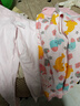 舒贝怡2条装婴儿裤子春秋款男女童宝宝高腰护肚睡裤纯棉儿童秋裤粉 90CM 实拍图