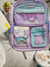 COOLBABY库洛米挂件书包小学生儿童书包护脊减负女孩1-3年级双肩背包痛包 实拍图