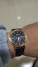 【网红爆款】商务腕表石英运动表休闲皮带男女手表 黑色 实拍图