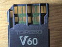 天硕（TOPSSD）V60专业相机存储卡 双排金手指 高速连拍 4K60视频 读260MB/s写100MB/s SD内存卡 v60sd卡 128G 实拍图