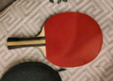 红双喜（DHS）乒乓球拍三星横拍双面反胶H3002单拍兵兵拍附拍套 实拍图
