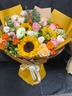 馨仪鲜花速递玫瑰向日葵康乃馨花束生日礼物全国同城配送 向日葵玫瑰混搭花束 实拍图