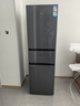 海尔（Haier）冰箱218L三门玻璃面板新一级能效双变频三开门风冷黑金净化软冷冻家用冰箱大容量BCD-218WGHC3E9YS 实拍图