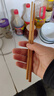 双枪（Suncha） 天然竹筷子 无漆无蜡家用竹筷餐具套装10双装招财进宝升级款 实拍图
