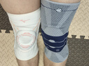 保而防（BAUERFEIND）运动护膝篮球跑步羽毛球护膝盖半月板韧带损伤防护关节运动护具 新款银钛灰常规款 4.5 实拍图