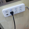 【京东物流】家用多功能插座米用家用面板usb多孔位排插线板学生插排插板带线分控 4开关【3插位+2USB 2.8米】 实拍图