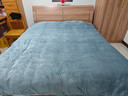 雅鹿·自由自在A类牛奶绒被套200x230cm单件秋冬季珊瑚绒加绒被罩 月光蓝 实拍图