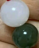 金玉兰香和田玉晴水散珠手链玉珠子手串配珠diy单珠串珠配件饰品隔珠圆珠 8mm冰晴白 和田玉珠子 实拍图