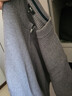 优衣库合作款/男装女装针织茄克/外套夹克西装25秋冬新款480812 08 深灰色 L /175/100A 实拍图