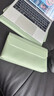 SINEX【京品补贴】苹果笔记本电脑包macbook air m5m4配件新款neo保护壳支架防摔商务14英寸华为内胆包 玄米绿 13.6英寸 实拍图