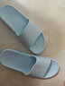 网易严选 EVA不臭脚玩趣彩虹拖鞋男女夏季浴室防滑情侣居家四季休闲 浅蓝色 44-45 男XL 实拍图