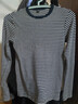 优衣库女装柔软罗纹条纹圆领T恤长袖百搭打底内搭480036 69 藏青色 S /155/80A 实拍图