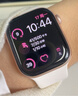 Apple/苹果 Watch S11 智能手表GPS款42毫米玫瑰金色铝金属表壳淡桃粉色运动型表带S/M MEUN4CH/B 实拍图
