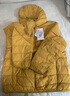 鸭鸭（YAYA）佟丽娅同款轻薄羽绒服女新款秋冬季休闲短款连帽保暖轻便韩版外套 黄色 2XL 实拍图