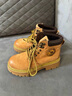 骆驼（CAMEL）大黄靴女时髦擦色粗跟户外工装马丁靴 L24W076611 土黄(5孔) 36 实拍图
