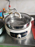 荣事达（Royalstar）电火锅火锅专用锅分体式可拆洗家用多功能涮肉煎烤涮一体0涂层304不锈钢电热锅5L多用途锅RHG-50Z8 实拍图