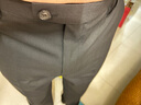 京东京造【可机洗羊毛西裤】裤子男商务休闲裤西装送礼物 黑35 实拍图