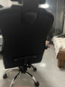 锦汐电脑椅办公椅子电竞椅家用人体工学椅老板椅主播靠背椅皮革转椅 黑色-工学椅【含乳胶坐垫】 实拍图