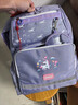 美旅放心书包大容量轻便 1-6年级小学生双肩背包卡通熊猫高颜值 NG3 【新色】紫色印花NG3*003 实拍图