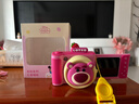 迪士尼（Disney）儿童相机学生数码相机学生小型相机拍照旅游专用可录像儿童生日男女孩新年礼盒礼物 S6草莓熊 实拍图