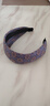 顶妃（DING FEI）遮白发发箍女宽边洗脸发饰韩版带齿防滑头窟盖碎发发夹发带发卡 宽边发箍兰色A16-205 晒单实拍图