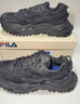 FILA FUSION斐乐男鞋潮牌BIANCO厚底潮鞋硬糖鞋老爹鞋男休闲运动鞋 车漆黑/黑-SB 40 实拍图