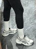 亚瑟士ASICS女鞋舒适透气跑步鞋缓震回弹跑鞋运动鞋 GEL-CONTEND 4 白色/银色 37 实拍图