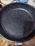 麦饭石煎锅不粘锅煎饼烙饼煎蛋小牛排煎锅平底锅电磁炉燃气 麦饭石-无盖【限明火使用】 22cm 实拍图