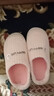 品爱质舒棉拖鞋男秋冬季包跟居家室内家用厚底保暖防滑毛毛棉鞋女凉拖鞋 【D2-2款】棉鞋粉色(女款) 38-39 【偏小1-2码】 实拍图