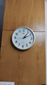 康巴丝（Compas）挂钟客厅静音简约客厅石英钟表挂墙时钟 c2855 金色 26cm直径 实拍图