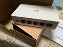 中兴（ZTE） 5口千兆以太网交换机 企业级交换器 监控网络网线分线器 分流器 塑料机身 ZXSLC LGPA005 实拍图
