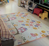 爬行垫婴儿无毒无甲醛宝宝爬爬垫整张双面客厅家用儿童防滑地垫子 双面图案【180x200cm款式随机】 防潮隔凉（厚度1.5CM）折叠发货 实拍图