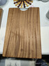 京东京造 菜板 砧案板切菜实木双面分切家用抗菌【乌檀整木】36*25*2.5cm 实拍图