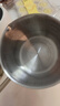 热油小锅泼油锅加厚不锈钢木柄防烫带刻度双倒流口不挂油无涂层 豪华款【长柄】500ml 不烫手 实拍图