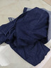 优衣库男女装牛仔宽松衬衫/水洗产品长袖衬衣478115 480761 478115/68深蓝色 L 实拍图