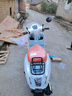 破界小卡拉2025款125踏板燃油摩托车新款复古代步免购置税蓝白色 实拍图