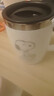 史努比（SNOOPY）保温杯 带手柄不锈钢办公保温杯水杯可爱杯子情侣杯420ML 白色 实拍图