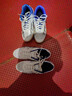 双鱼（DOUBLE FISH）乒乓球鞋男女同款专业运动鞋防滑透气训练鞋 蓝白色 DF-878 40 实拍图