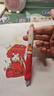 得力（deli）蓝熊插画按动中性笔 矫姿护套 0.5mmST头学生中性笔刷题笔考试笔高颜值文具 黑色2支/盒SA318 实拍图
