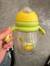 英氏（YEEHOO）婴儿宝宝鸭嘴学饮水杯小月龄PPSU儿童吸管喝奶6个月以上-绿色 实拍图